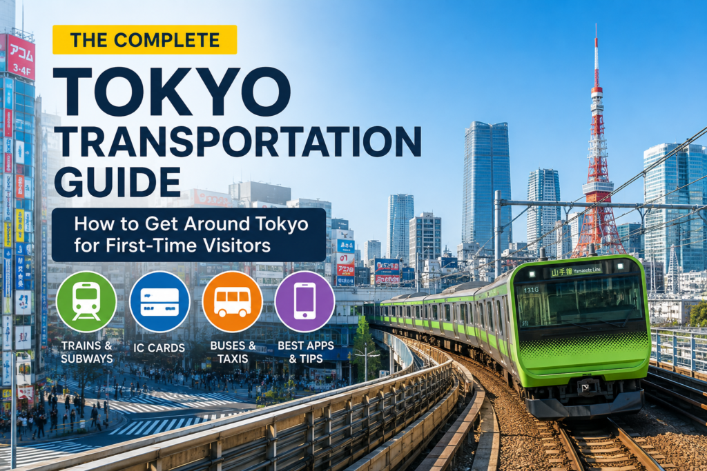 Tokyo transportation guide for first-time visitors