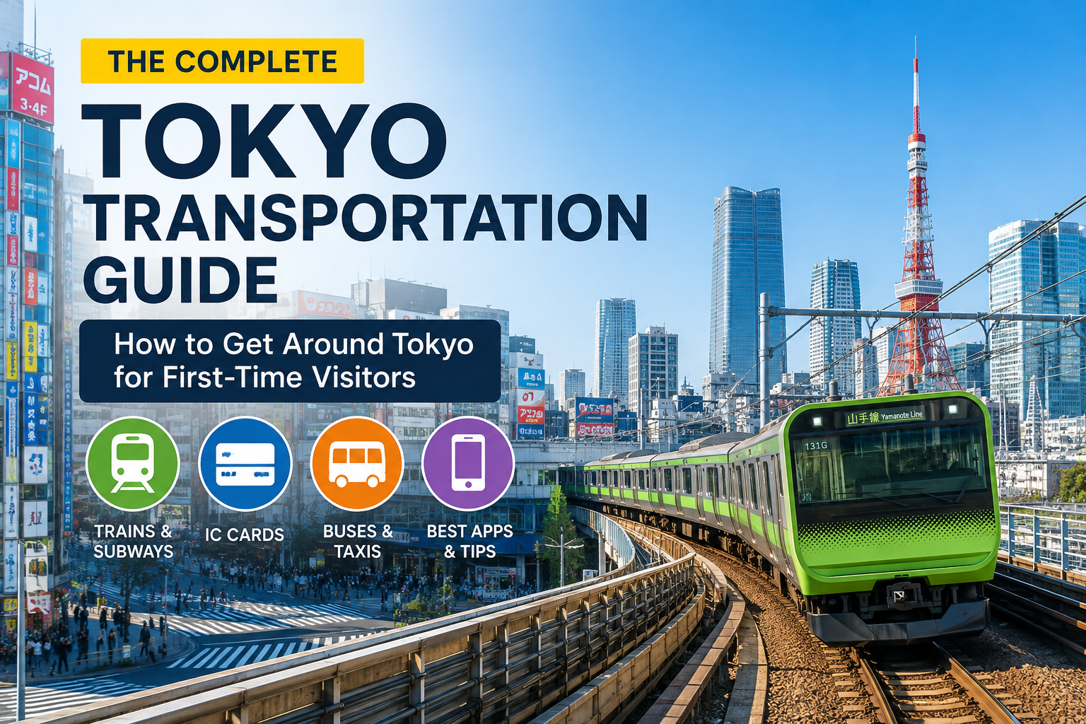 Tokyo transportation guide for first-time visitors