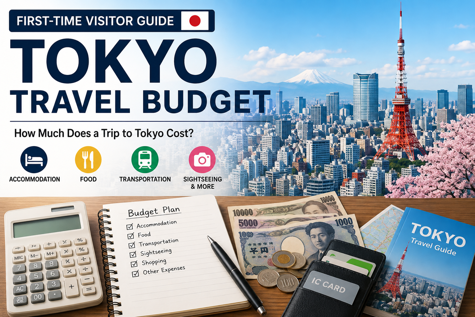 Tokyo travel budget guide for first-time visitors