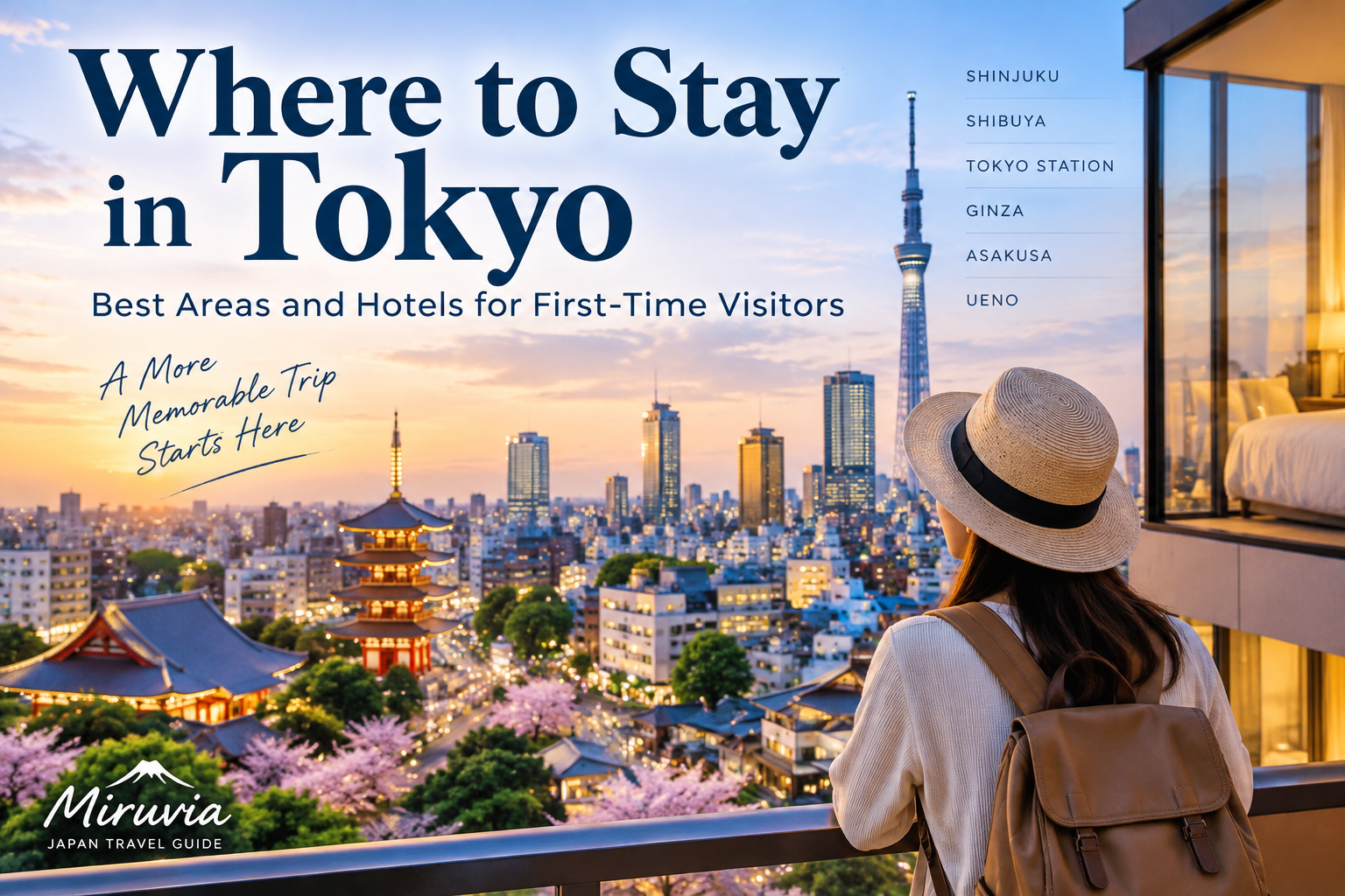 Where to stay in Tokyo guide for first-time visitors