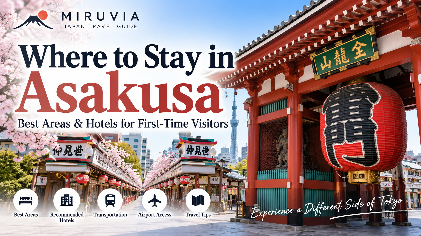 Where to stay in Asakusa for first-time visitors