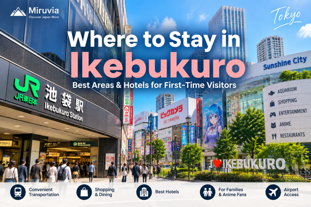 Where to stay in Ikebukuro for first-time visitors