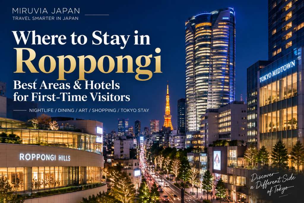 Where to stay in Roppongi for first-time visitors