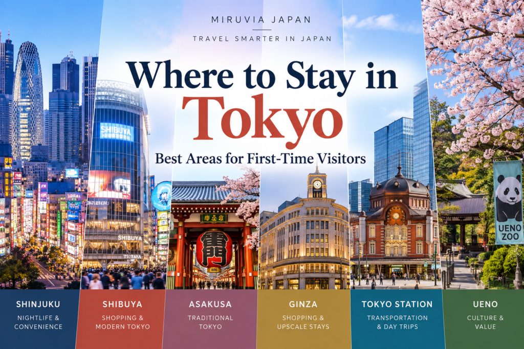 Best areas to stay in Tokyo for first-time visitors