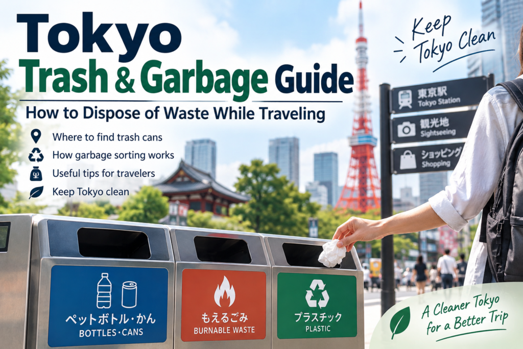 Tokyo trash and garbage guide for travelers