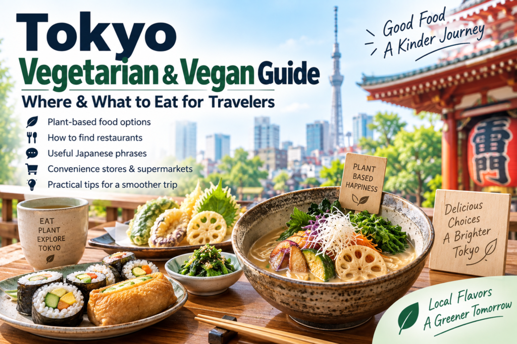 Tokyo vegetarian and vegan guide for travelers