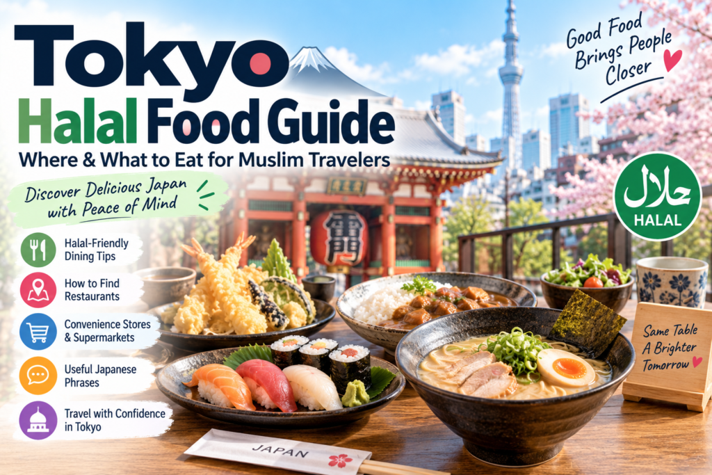Tokyo halal food guide for Muslim travelers