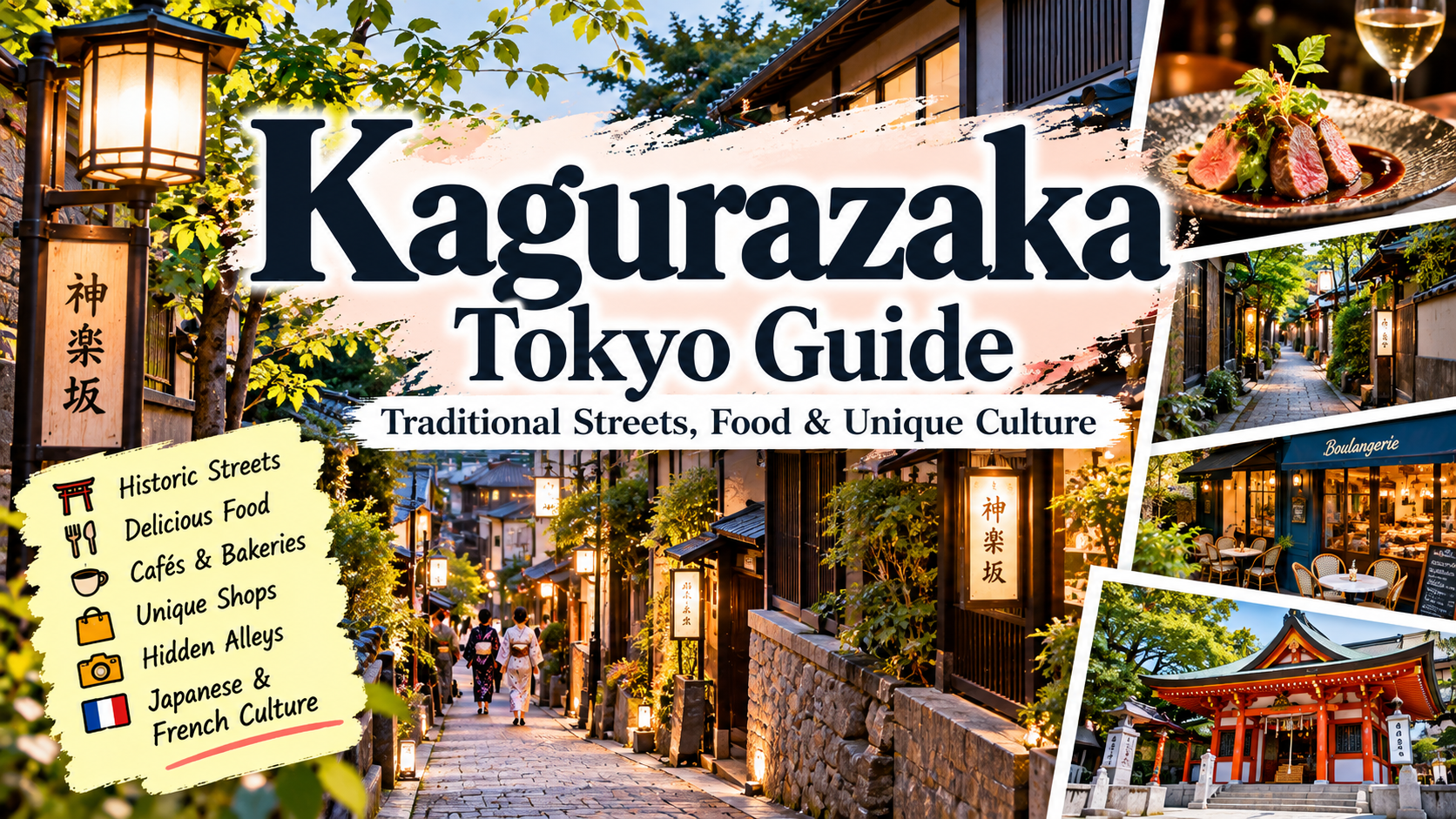 Kagurazaka Tokyo guide to traditional streets, food, cafés and local culture